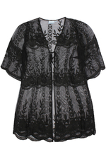 ZHENZI vest Myrt voile kant