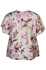 ZHENZI blouse korte mouw