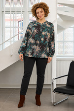 ZHENZI blouse lange mouw