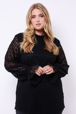 Exxcellent shirt Cecilia strech kant