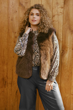 Exxcellent shirt Ella snake print