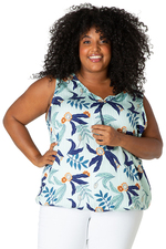 By Bella singlet print Marmaris