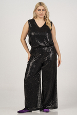 Curviss broek glitter pailletten