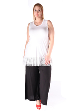 Tuniek Mat fashion gaas rand zoom