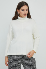 Mat fashion trui kort met col