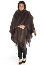 Sjaal Boris poncho fleece