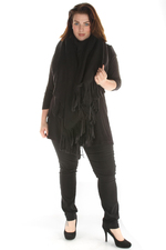Sjaal Boris poncho fleece