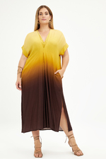 Mat fashion jurk overloop kleuren