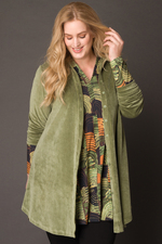 COLLETTA blouse glans rib