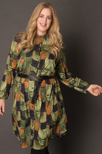 COLLETTA jurk blouse look print