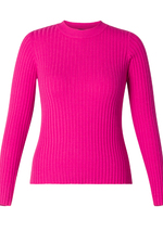 YESTA trui turtle neck ribrei soft