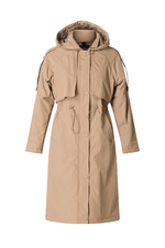 YESTA jas trenchcoat look capuchon