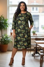 Ophilia jurk Angela print