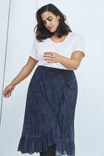 Rok NIKKI Zizzi overslag draperie