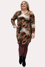 Jurk Ophilia Kim print square