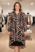 Ophilia blouse Noor chiffon dessin