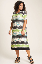 Studio jurk combi print Emma