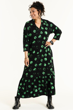 Studio jurk Sissi lang print