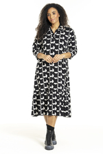 Studio jurk Imi jersey print
