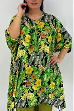 Luna Serena tuniek ebony lime geel