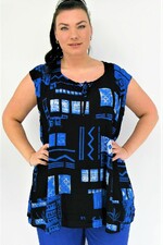 Luna Serena eva tuniek blue print