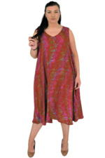 Luna Serena jurk kate batik print