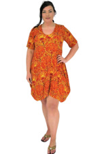 Luna Serena kyra jurk bolling print