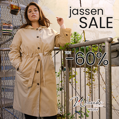 Grote maten dames jassen met korting