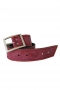 Riem leer 5 cm breed kontrast stikse | 33-13viol95cm&nbsp;
