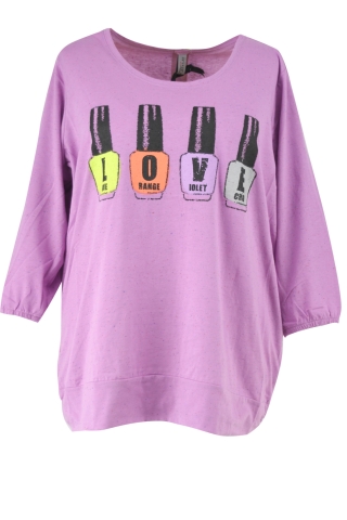 Shirt opdruk nagellak flesjes | 2002541lilaM=46-48&nbsp;