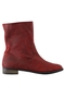 Laars Babouche kort suede riempje | BAB01rood/donks44&nbsp;