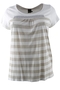 Shirt Yellow+ streep met studs | 031026roze/tauS/M=44-48&nbsp;