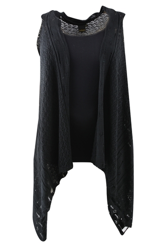 Vest Yellow+ mouwloos ajour brei | 035105geel1 maat&nbsp;