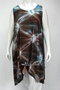 Tuniek Maxi Luna Serena print | 420028turq/aube46-60 big&nbsp;
