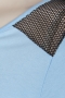 Shirt Zizzi v hals gaas detail | O10283AblueS=42-44&nbsp;