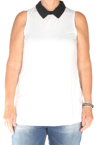 Shirt Zizzi kontrast kleur kraagje | Y96841AwitS=42-44&nbsp;