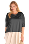Shirt Grace kort onafgewerkt | 0017zwar1 maat&nbsp;