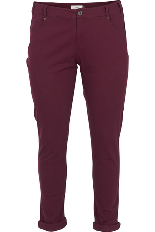 Broek Zizzi met coating | J10125A139342&nbsp;