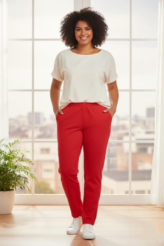 Zhenzi broek TWIST elastiek | 2503800CARM/0330XXL=58&nbsp;