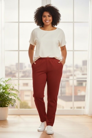 Zhenzi broek TWIST elastiek | 2503800CARM/0330XXL=58&nbsp;