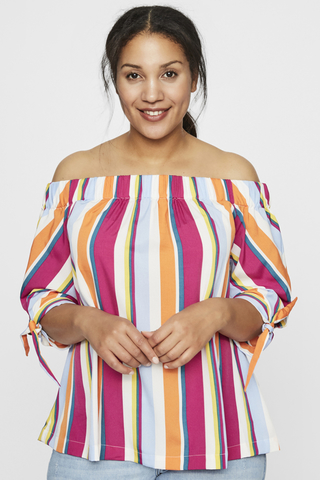 Blouse MAGDA Junarose off shoulder | 21009258Blue50&nbsp;