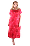 Jurk Helena Luna Serena rood | Helena06rood/roze42-52 one&nbsp;