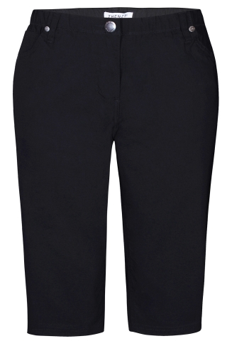 Zhenzi 3/4 broek TWIST stretch | 2403678BLAC/090050&nbsp;