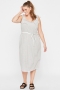 Jurk MARBELLE Junarose | 21008943Snow/Blacs&nbsp;