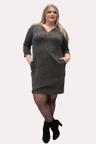 Jurk Ophilia Yara jacquard | Yara jaquardGrey1=42&nbsp;