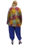 Blouse Jennifer Luna Serena wijd | Jennifer04blue/stic42-48&nbsp;