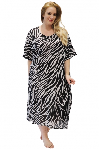 Jurk Kaftan 90 Luna Serena | Kaftan90bw/zebr46-60 big&nbsp;