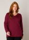 Base Level Curvy trui Anine | 7000024browX-0(44)&nbsp;
