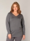 Base Level Curvy trui Anine | 7000024browX-0(44)&nbsp;