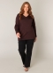 Base Level Curvy trui Anine | 7000024browX-0(44)&nbsp;